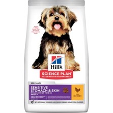 Hill's Science Plan Small Miniature Sensitive Stomach&skin Hassas Yetişkin Köpek Maması 1.5 kg