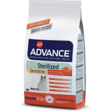 Advance Sterilised Sensitive Somonlu Kısırlaştırılmış Yetişkin Kedi Maması 10 kg