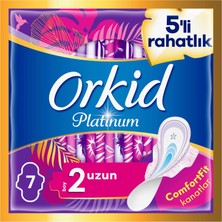 Orkid Platinum Uzun 7 Adet Tekli Paket Hijyenik Ped