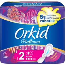 Orkid Platinum Uzun 7 Adet Tekli Paket Hijyenik Ped