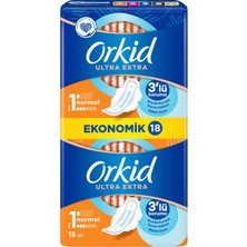 Orkid Ultra Extra Normal 18 Adet Ekonomik Paket Hijyenik Ped