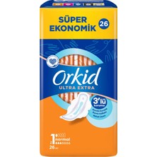 Orkid Ultra Extra Normal Ped - 26 Adet