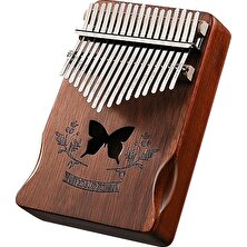 Zsykd 17 Ton Ahşap Kalimba - Kahverengi