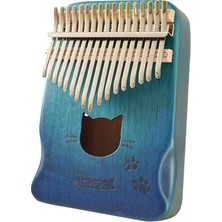 Zsykd 17 Ton Ahşap Kalimba - Mavi