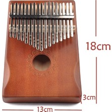 Zsykd 17 Ton Ahşap Kalimba – Kahverengi