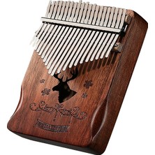 Zsykd 21 Ton Ahşap Kalimba - Kahverengi