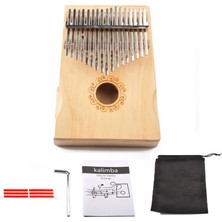 Zsykd 17 Ton Ahşap Kalimba - Kahverengi