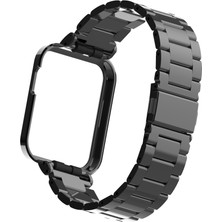 Sunsky Xiaomi Mi Watch Lite Için Metal Kordonlu Saat / Redmi Saat Siyah (Yurt Dışından)