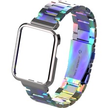 Sunsky Xiaomi Mi Watch Lite / Redmi Için Metal Kordonlu Saat Renkli (Yurt Dışından)