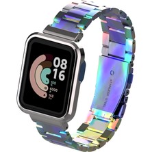 Sunsky Xiaomi Mi Watch Lite / Redmi Için Metal Kordonlu Saat Renkli (Yurt Dışından)
