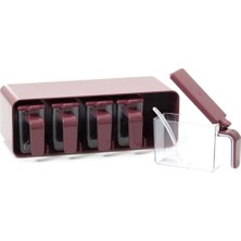T. Concept Herevin 5 Li Baharatlık Seti Bordo