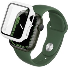 İmak Apple Watch Uyumlu Series 7 45MM Için Temperli Pc Hepsi Bir Arada Kılıf (Yurt Dışından)