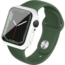 İmak Apple Watch Uyumlu Series 7 45MM Için Temperli Pc Hepsi Bir Arada Kılıf (Yurt Dışından)