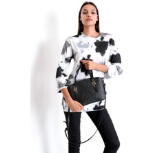 Just Polo Kadın Monogram Baskılı El Çantası