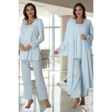 Effort Diğer Lohusa Uzun Kol Pijama Sabahlık Takım Effort 7014