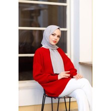 Losyana Harmony Pamuk Keten Şal Gümüş