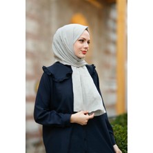 Losyana Harmony Pamuk Keten Şal Sütlü Yeşil