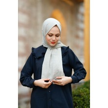 Losyana Harmony Pamuk Keten Şal Sütlü Yeşil