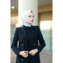 Losyana Bambu Kraş Eşarp Gri