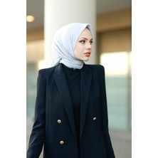 Losyana Bambu Kraş Eşarp Gri