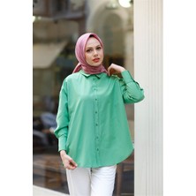 Losyana Harmony Pamuk Keten Eşarp Soft Pembe