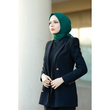 Losyana Bambu Kraş Eşarp Zümrüt