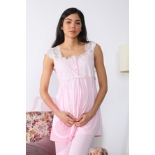 Lohusa Hamile 2503 Pembe Lohusa Pijama Takımı