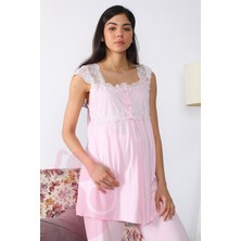 Lohusa Hamile 2503 Pembe Lohusa Pijama Takımı