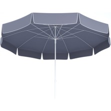 Tevalli Parasol's Elite 100/10 ( 200 Q ) Plaj Bahçe Şemsiyesi - Çantalı - Antrasit Gri