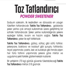 Takita Toz Tatlandırıcı 500 gr 2 Adet