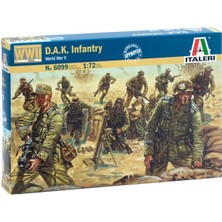 Italeri 6099S 1/72 Wwıı D.a.k. Piyade Askerleri Demonte Plastik Maket Seti