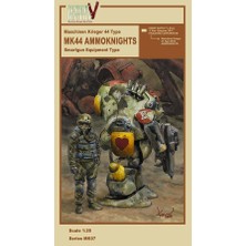 Hasegawa MK07 64007 1/20 Robot Battle V Type MK44 Ammoknights Bilim Kurgu Demonte Plastik Maketi