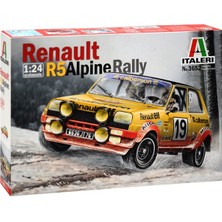 Italeri 3652S 1/24 Renault R5 Alpine Rally Arabası Demonte Plastik Maketi