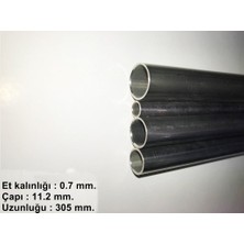 K&S 17121 Paslanmaz Çelik Yuvarlak Boru -0,7 Mm. Çeper