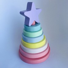 ND Atölye Yıldızlı Kule Soft Renkli