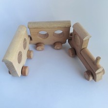 ND Atölye Naturel Ahşap Tren