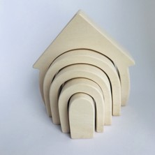 ND Atölye Waldorf 5’li Naturel Ev Seti