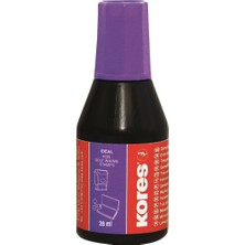 Kores Stamp Pad Ink 28ML Mor