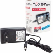 Powermaster PM-12667 12 V 3A Plastik Kasa Priz Tipi Adaptör 5.5*2.5 Uç