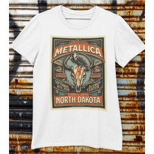 Playbackmoda Moda Tasarım Rock Poster Metallica Desenli Baskılı Tişört