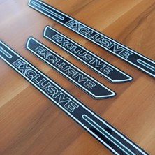 Aksefuar Lazer Geely Familia Exclusive Yazılı Pleksi Kapı Eşiği