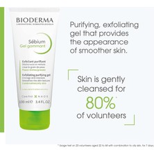 Bioderma Sebium Gel Gommant Exfoliating Purifying Gel 100 Ml+Bioderma Sebium Lotion 200 Ml