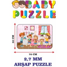 Lipyos Evde Oyun Zamanı Dev Parçalı Eğlenceli Puzzle 50X70 cm Puzzle