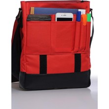 Bagorama Unisex 11" Dikey Postacı Çapraz Askılı Omuz Çantası - Kırmızı