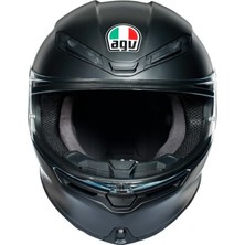 Agv K6 Solid Plk Matt Black Kapalı Motosiklet Kaskı