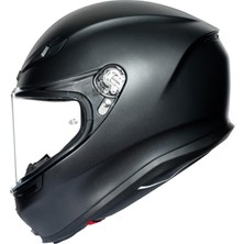 Agv K6 Solid Plk Matt Black Kapalı Motosiklet Kaskı