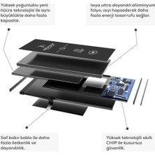 Woyax iPhone 11 Uyumlu Premium Batarya 3510mAh