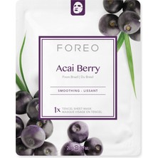 Foreo Acai Berry Pürüzsüzleştirici 3'lü Kağıt Maske