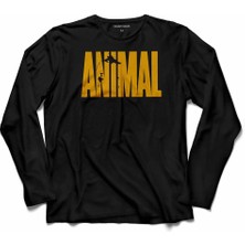 Kendim Seçtim Anımal Fitness Gym Tank Top Atlet Sporcu Atleti Uzun Kollu Tişört