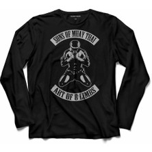 Kendim Seçtim Sons Of Muay Thaı Yoga Muaythaı Uzun Kollu Tişört